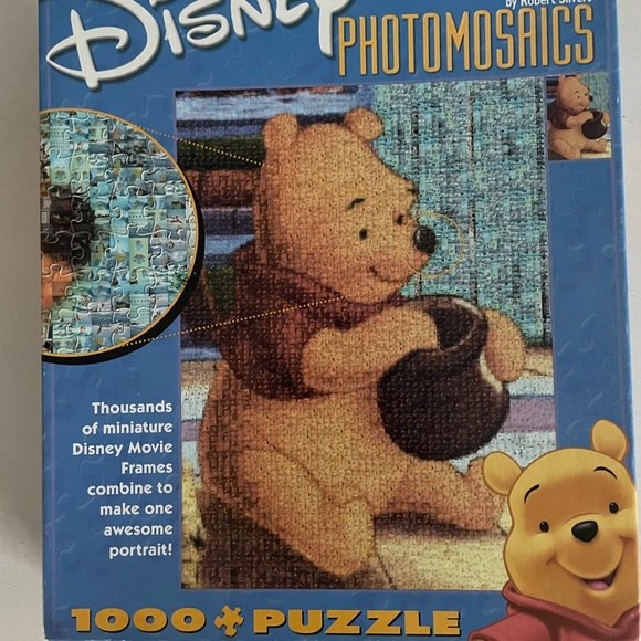 Winnie the Pooh Photomosaic Jigsaw Puzzle (1000 Pieces) - Picture 2 of 4